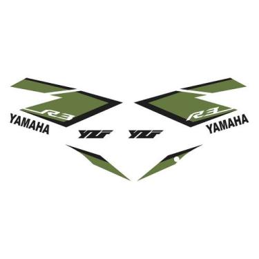 Imagem de Adesivo Protetor Tank Pad Yamaha YZF R3 2016 a 2022 - Cromo Sign