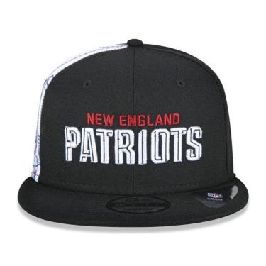Imagem de BONÉ NEW ERA 950 NEW ENGLAND PATRIOTS DRAFT FONT PRETO-Masculino