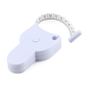 Imagem de Fita Métrica Corporal Retrátil BodyShape 150cm – Medidor de Circunferência com Trava e Botão Automático