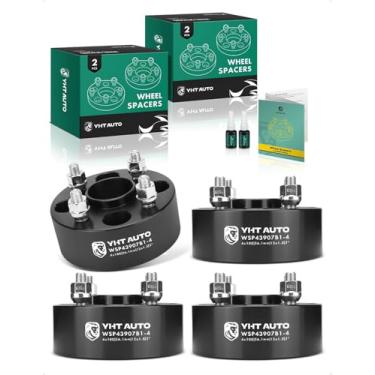 Imagem de YHTAUTO Espaçadores de roda centrados no cubo de 4 x 100 mm 5 cm compatíveis com modelos Honda, Acura, Kia, Mini e Mitsubishi, Integra, CRX, espaçadores de pneu, com pinos de grau M12x1,5 e 12,9, furo