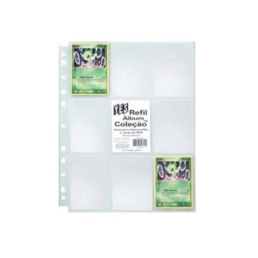 Imagem de Álbum Pasta Fichário Pokemon com 10 Folhas YES 9 Bolsos Sol e Lua Ecli