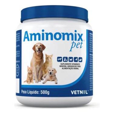 Imagem de Aminomix Pet 500g  Vetnil - Suplemento Vitamínico Alimentar Completo p