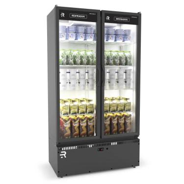 Imagem de Auto Serviço Vanguard Resfriados Refrimate 2 Portas Preto e Branco 220V ASVR2P