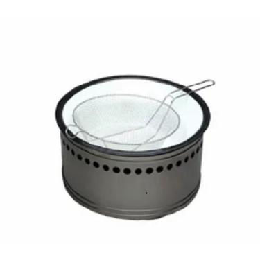 Imagem de Tacho de Fritura Esmaltado Monarcha Tfg 8 Litros a Gás