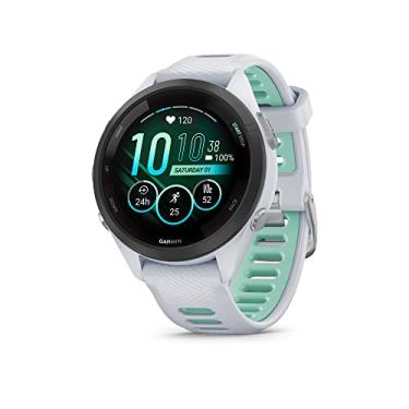 Imagem de Garmin Relógio Forerunner 265s Music Branco 42mm com Monitor Cardíaco de Pulso e GPS