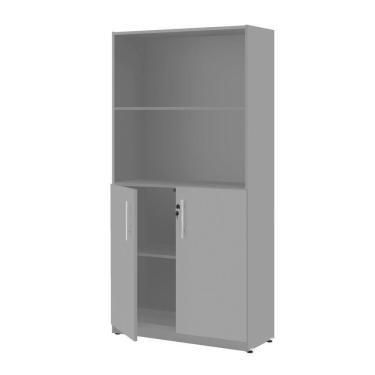Imagem de Armario Com 3 Prateleiras Etios Cinza