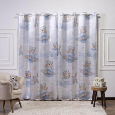 Imagem de Cortina Estampado Cetim Infantil 3.00.2.20 Decoração, Menino, Menina, 