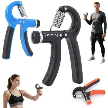 Imagem de Hand Grip Com Mola até 60 kg Ajustável Fortalecimento Do Punho Antebraço E Mãos Força CORES SORTIDAS
