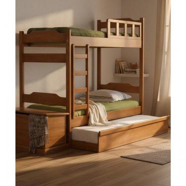 Imagem de Treliche Gewer 1,90 X 90 - Madeira Maciça - Móveis De Gramado - Castanho