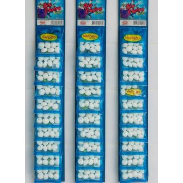 Imagem de Naftalina em bolas cartela c 10 saquinhos pura anti traça - Bio cheiro