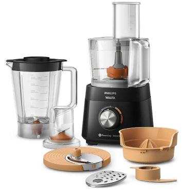 Imagem de Multiprocessador Philips Walita 7 Em 1 Powerchop 1000w - Hr7304-91 Preto 110 Volts