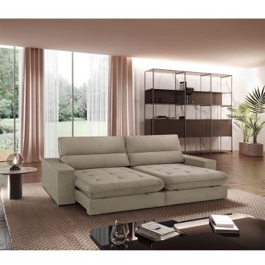 Imagem de Sofá Aspem Veludo 02 Módulos De 90cm B25cm Meu Sofá Online B002 Veludo Capuccino