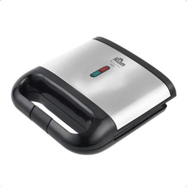 Imagem de Sanduicheira Grill Elétrica Inox Kian 750W - Preto - 220V