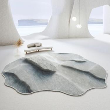 Imagem de Tapete de decoração de quarto de luxo, carpete grande para sala de estar, lavável, macio, antiderrapante (200x300 cm/D)