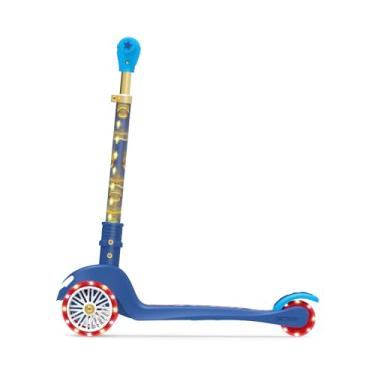 Imagem de Jetson Scooter Sonic de três rodas, haste e rodas iluminadas, guidão ajustável em altura, freio traseiro, dobrável, a partir de 3 anos, JSONC-3KIK