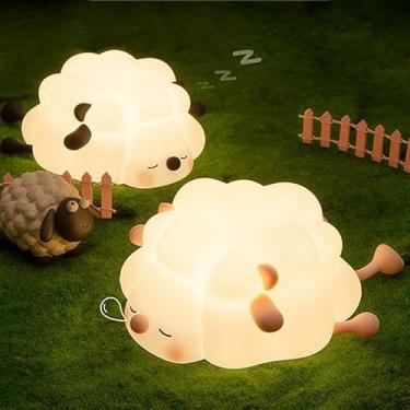 Imagem de Luminária de Silicone Mesa Lâmpada Noturna Abajur Fofo Sensor Toque Touc(Unicórnio (B))