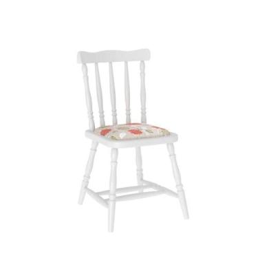 Imagem de Cadeira De Cozinha Em Madeira Maciça Estofada Foz Branco Piratini - PI