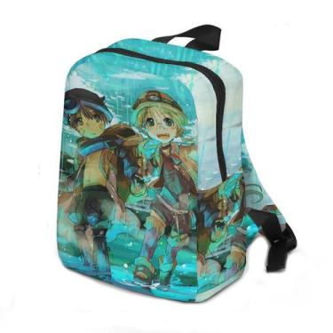 Imagem de Mochila escolar infantil Madeinabysss com impressão 3D de algodão e po