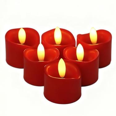 Imagem de CANDLE CHOICE Luzes de chá sem chamas operadas por bateria, pavio preto realista, cintilante, LED cintilante, velas votivas, mesa de festa de casamento, decoração de Halloween, Natal, pilhas, inclusas