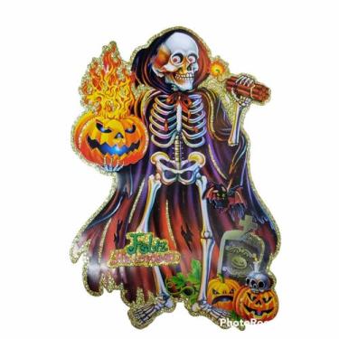 Imagem de Painel Decorativo De Halloween - CAVEIRA - MODAMIX
