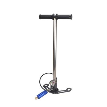 Imagem de Bomba de aço inoxidável de alta pressão, equipamento de mergulho premium, bomba manual de ar resfriada a óleo de três estágios