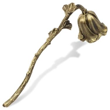 Imagem de Vela Snuffer Vintage, 16,2 cm, oferece uma aderência firme, extintor de vela snuffer com cabo longo, acessórios para extinguir chamas de vela com segurança, ideal para amantes de velas