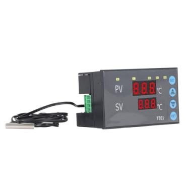 Imagem de LiebeWH Controlador de Temperatura Digital 24V, -50 ~ 120 ℃ Termostato, Interruptor de Resfriamento de Aquecimento Funções Múltiplas, Controlador de Temperatura Digital Regulador Termostato