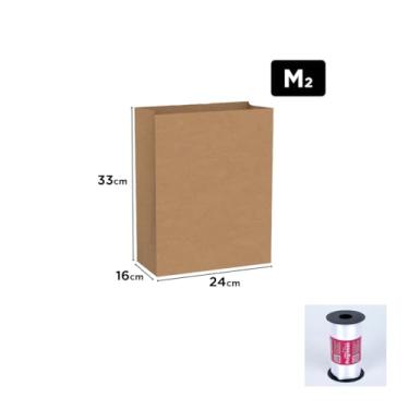 Imagem de Kit Saco Liso SOS Festcolor 34x30x19cm e Fita Cetim Rolo 7mmx100mts