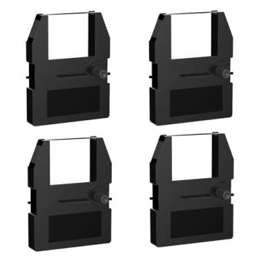 Imagem de Pacote com 4 peças de substituição para fita de relógio de ponto Pyramid 5000R, compatível com Pyramid 3500, 3700, 4000, 4000HD, 5000HD, relógios de ponto de 3,5 m, selados individualmente, 3,5 m