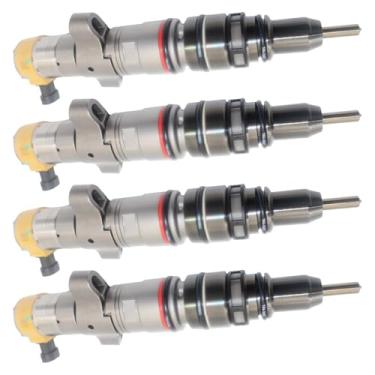 Imagem de HATRYIDA 4 peças injetor de combustível 2360962 para raspador autopropelido com rodas Caterpillar CAT 637D