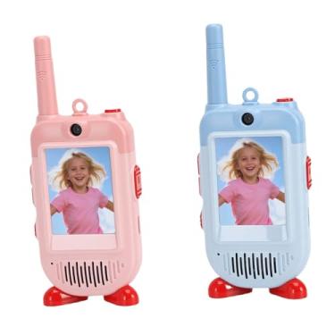 Imagem de Zopsc Intercomunicadores de Vídeo Sem Fio para Crianças, Tela Portátil HD de 2 Polegadas para Chamadas Cara a Cara Em Tempo Real, Brinquedos Infantis para Ambientes Internos e