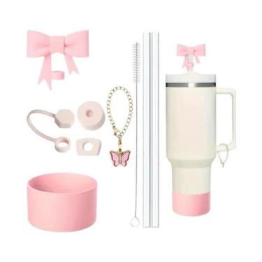 Imagem de Acessórios Para Copo Stanley De 40oz, Conjunto De 9 Peças, 3 Tampas An