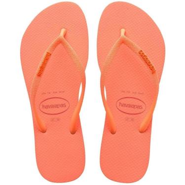 Imagem de Chinelo Havaianas Slim Glitter Neon Coral Spark-Feminino