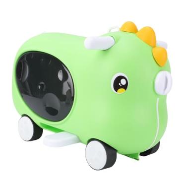 Imagem de Asixxsix Mala Infantil para Passeio, Bagagem Infantil de Grande Capacidade de 20L Com Rodas e Alças Armazenamento Portátil Em Carrinho Com Capacidade para até 50 Kg, Brinquedo de Viagem