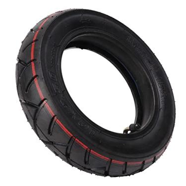 Imagem de Cryfokt Pneu de Roda Pneumática de Borracha para Scooter Elétrica Com Recurso Anti-choque para Condução Estável, para Substituição Interna e Externa de Pneus de Scooter