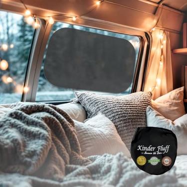 Imagem de Kinder Fluff Parasol de Carro (4x) - O único Guarda-Sol p/Janela de Carro q Bloqueia 99,9% dos Raios UV - Premio de Ouro o Melhor Protetor Solar de Vidros para Bebês do Mercado - XG