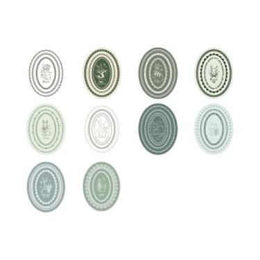 Imagem de Adesivos Decorativos Retrô Com Tema De Plantas E Artesanato Manual, Pa