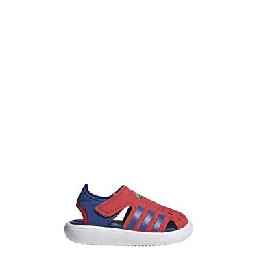 Imagem de adidas Sandália aquática Homem-Aranha Sapatos Meninos, Vermelho vívido/azul royal/branco, 17