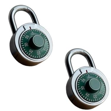 Imagem de Arkali Fechadura de combinação, cadeado de combinação de discagem, 3 fechaduras sem chave seguras com código digital para armários de academia, escola, caixa de ferramentas e unidades de armazenamento