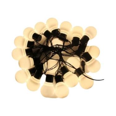Imagem de Luz De Cordão LED Externa G50 Com Lâmpadas Globo Para Decoração De Cas