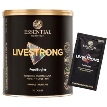 Imagem de Livestrong PeptiStrong Frutas Tropicais Essential Nutrition 180g Ganhe Presente