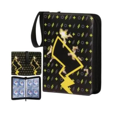 Imagem de Álbum Protetor De Cartas Pokémon Com 400 Bolsos, Capa Com Zíper Para C