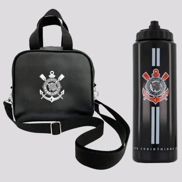 Imagem de Kit Corinthians Lancheira Premium e Squeeze Tropper-Unissex