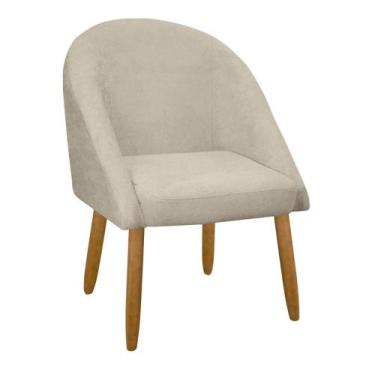 Imagem de Banqueta Poltrona Lua Bouclê Para Sala Penteadeira Ou Salão - SOFA STO