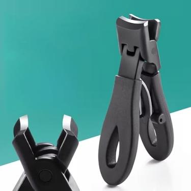 Imagem de Cortador de unhas grosso, antirespingos, abertura ampla, ferramenta de manicure e pedicure afiada para unhas grossas para uso doméstico e salão, verde