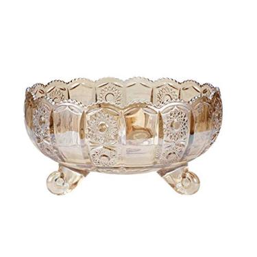 Imagem de Decoração de pratos de frutas em estilo europeu, prato de frutas criativo, tigela para salada, sala de estar moderna, decoração de mesa de café, pratos de frutas/prato de frutas