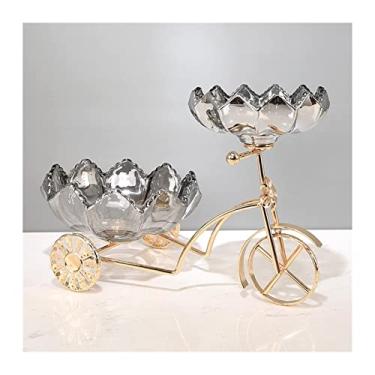 Imagem de Tigelas de frutas para modelagem criativa de vidro prato de frutas lanche prato de doces moda armazenamento exclusivo decoração mesa sobremesa decoração casa prato decorativo cesta de frutas