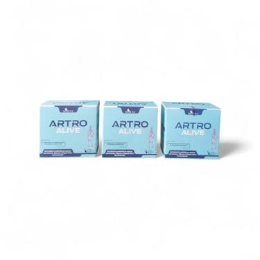Imagem de Artro Alive Colageno Tipo 2 40Mg em 60 Capsulas Kit 3 Bio Alive