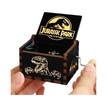 Imagem de Caixa De Música De Madeira Antiga Com Manivela Para Halloween, Você É 