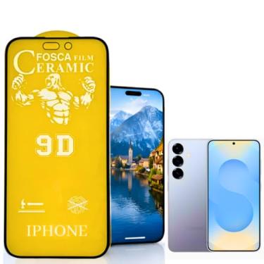 Imagem de Película Cerâmica Fosca Samsung Galaxy S22 / 23/24 / 25 Plus Ultra,Proteção Total, Anti-riscos e Não Deixa Marca de Dedo (S24 / S25)